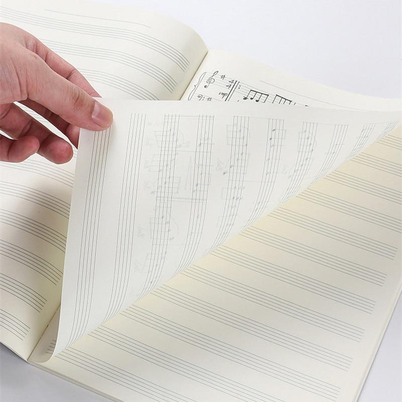 New Music Notebook Student Music Theory Practice Notebook Simple Children's Piano Sheet Music Book Five-line Score Exercise Book
