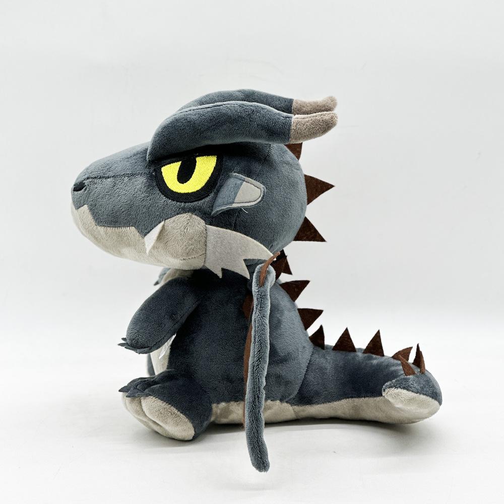 New Monster Hunter Deformed Plush Doll Anime Stuffed Soft Decor Doll Game Peripherals Toy Kid Holiday Gift