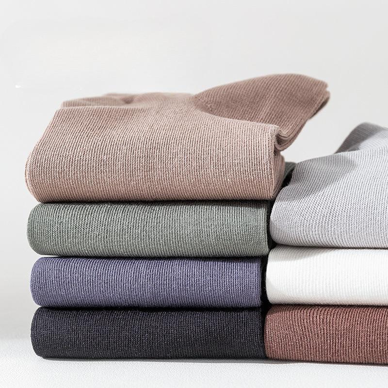 Socks Summer Men's Cotton Non-drop Heel Short Solid Colour Antibacterial Anti-odour Handmade Boneless Cotton Boat Socks