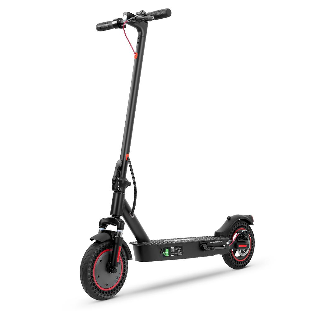 iScooter I9 Max Folding Electric Scooter 36V10Ah Battery 500W Dual Motor 10 Inch Tire Adult Outdoor Riding E-Scooter Max Speed 30-40km Range Black