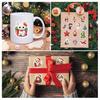 100 шт./пакет, Рождественская наклейка, самоклеящаяся, водонепроницаемая, из ПВХ, съемный чехол для телефона, багаж, скейтборд, ноутбук, наклейка для скрапбукинга, детские товары для самостоятельного изготовления