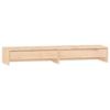 VidaXL Monitor Stand 100x27x15 Cm Solid Pine Wood 813959