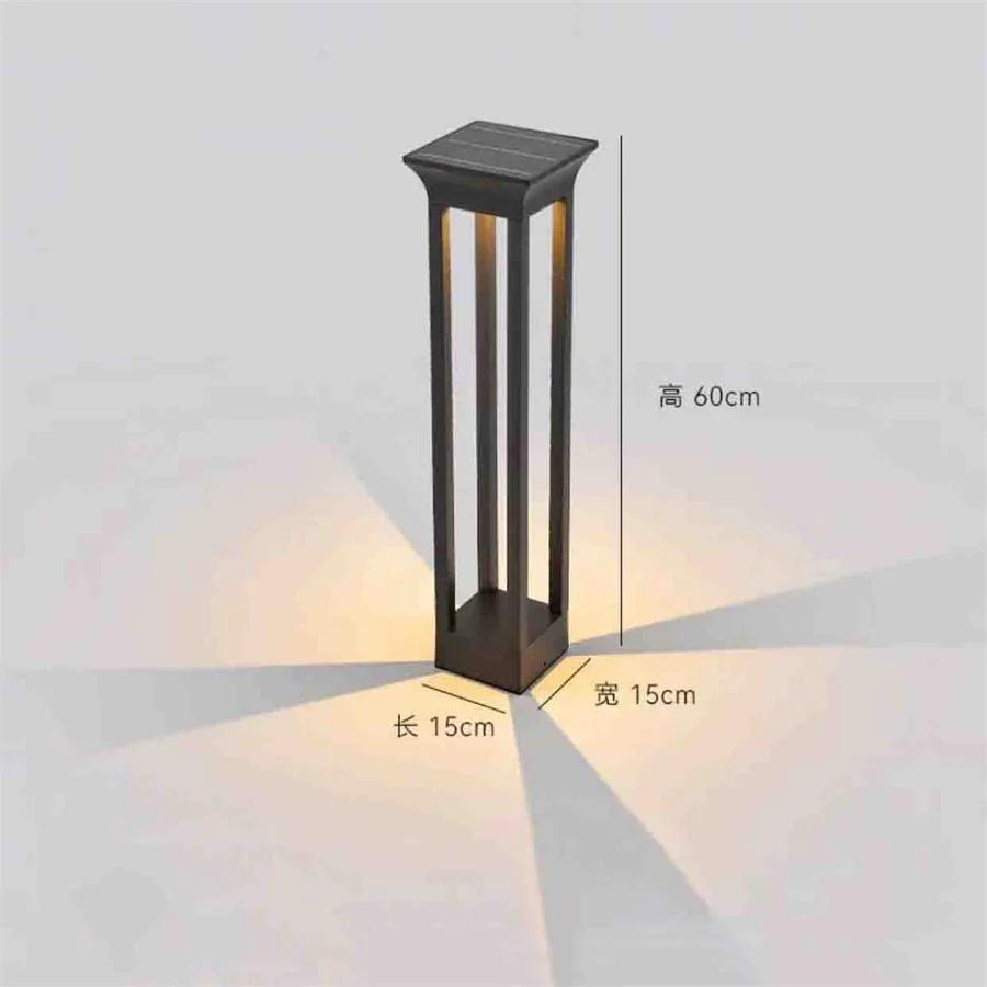 4400 мАч алюминиевый солнечный светильник для садовой дорожки уличный водонепроницаемый солнечный светодиодный светильник для ландшафтного освещения солнечный подъездной путь газонные лампы