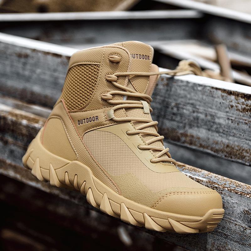 Large size Magnum middle help tactical boots military boots special forces outdoor hiking off-road wear-resistant training combat boots