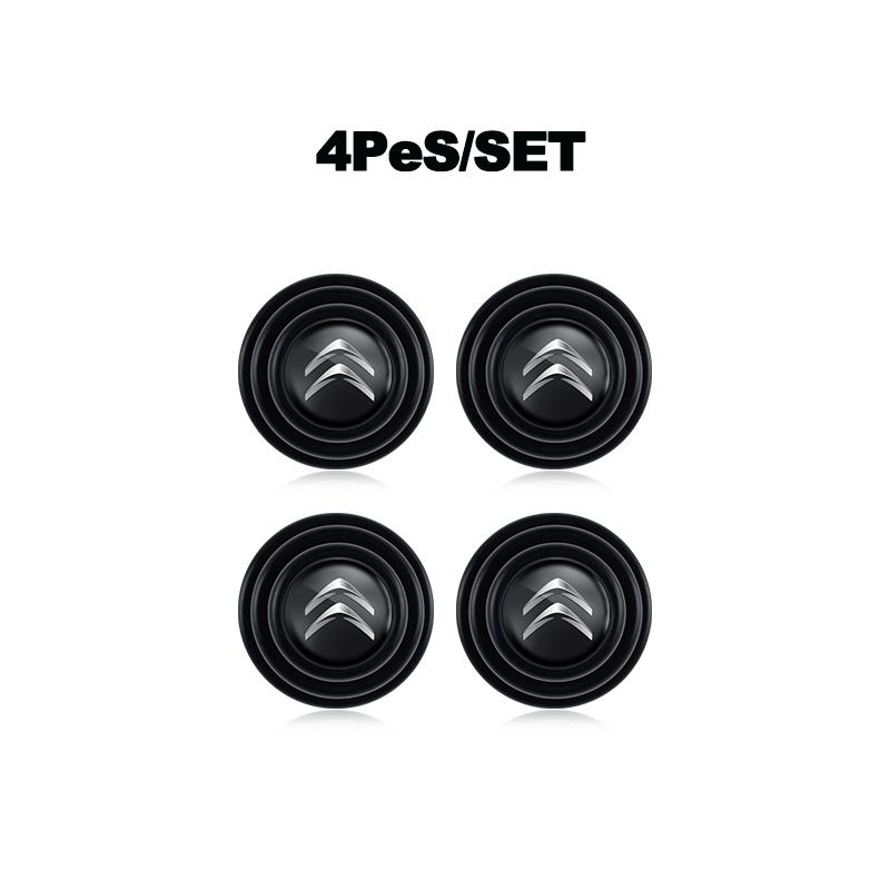 JGNT8 4Pcs Car Door Anti-shock Pad Anti-noise Buffer Gasket Auto Interior For Citroen Berlingo Xsara Grand C6 C4 VTS DS4 DS5 RD3 Cross