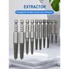 6/10Pcs Screw Extractor Center Drill Bits Guide Set Broken Damaged Bolt Remover Hex Shank And Spanner For Broken Hand Tool 