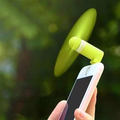 Портативный мобильный телефон для путешествий, мини-вентилятор, охлаждающий кулер Micro USB для iPhone 6, 6S, 7 Plus, Android Type-c