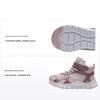 Li Ning детская флисовая амортизирующая спортивная повседневная обувь средней высоты детская повседневная обувь розового цвета YKNR134-22