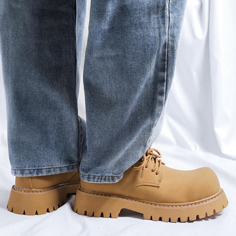 Белые мужские туфли на толстой подошве Модный классический минималистский стиль Модные туфли для отдыха на свежем воздухе Вечеринка Свадебные туфли жениха высокого качества