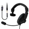 SOUNDWARRIOR Sealed Lightweight Single Ear Overhead Headset with Adapter Made In Japan USB-C SW-TR1-USB