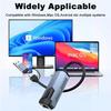 USB to Ethernet Adapter 5Gbps Type C (Thunderbolt 4/3 Compatible) to RJ45 Network Card Compatible for NAS Macbook Laptop