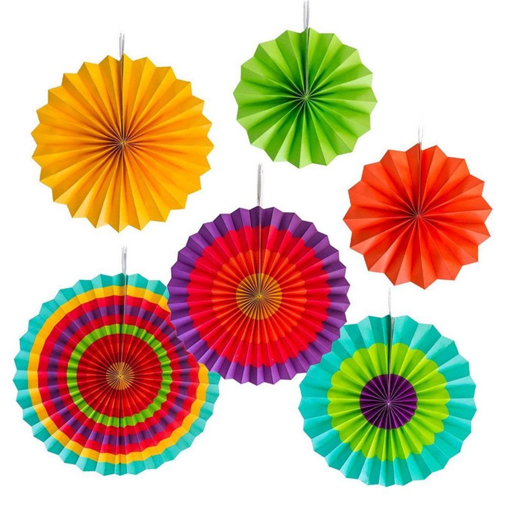 Party Decor Birthday Decor Supplies Tissue Paper Flower Paper Crafts Wedding Fans Paper Fan Flowers
