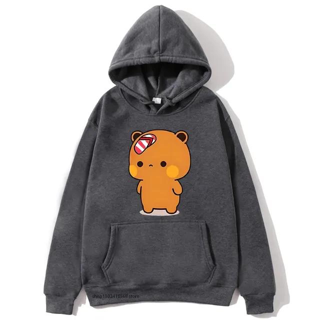 Бубу бросает шлепанцы в Дуду, так как он дразнит Бубу Женская толстовка с капюшоном Дудус получил шлепанцы от Бу, так как он дразнит Бу Толстовка