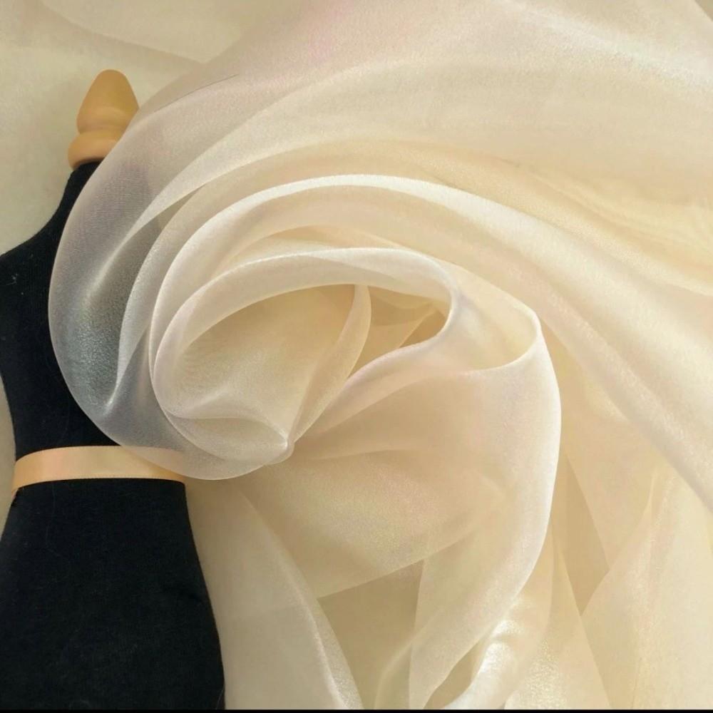 50*200см Подвесной кулон Материал органза Украшение для рождественской елки Гигантский рождественский бант Наружный декор