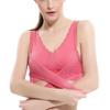 Women Lady Sexy Front Cross Adjustable Side Buckle Lace Vest Wireless Sport Bra For Ultimate Comfort And Style