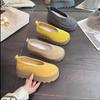 Round Head Muffin Casual Shoes Women's 2024 Winter Lazy Board Shoes Single Shoes One Pedal Heightening Casual Platform Loafers