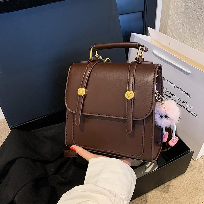 Backpack Bag Women's New Trendy College Style Backpack Versatile Multi-functional Shoulder Handbag Travel Bag