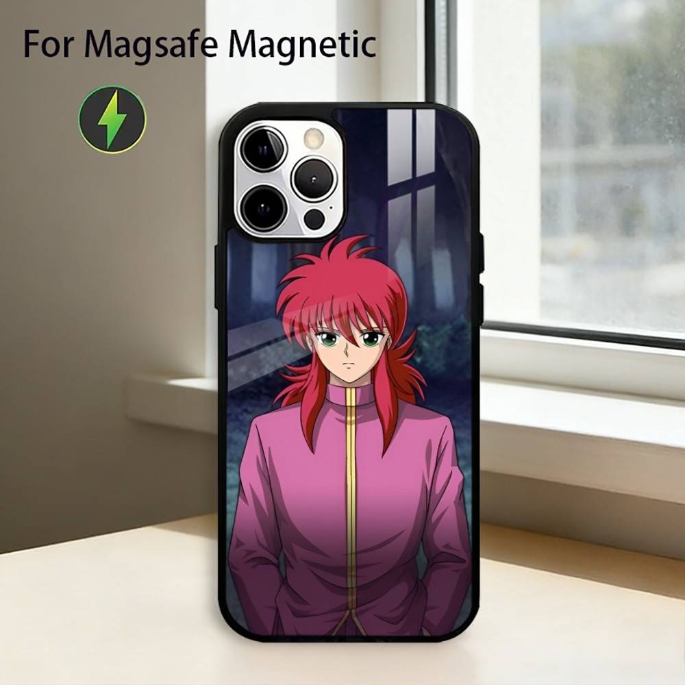 Yu Yu H-Hakusho Phone Case For iPhone17,16,15,14,13,12,11 Plus,Pro Magnetic For Magsafe Wireless Charging