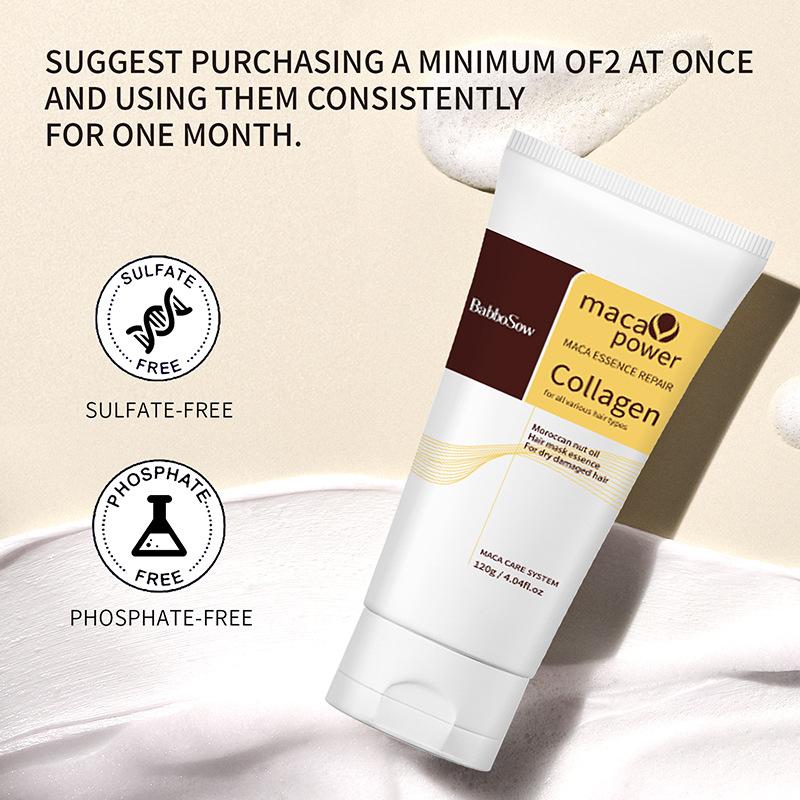 Коллагеновая маска для волос Маска для волос Марокканский крем для волос Внешняя торговля маска для волос с эфирным маслом