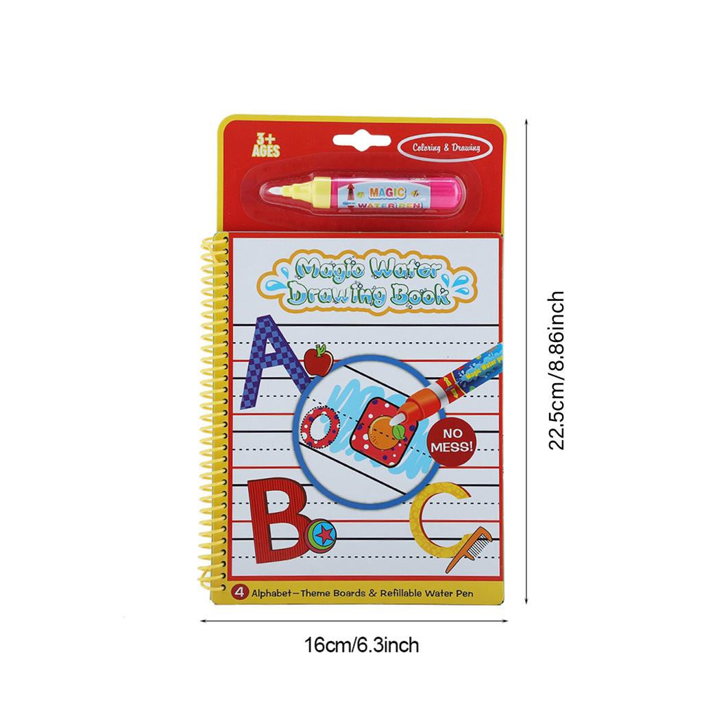Портативная раскраска для рисования на воде для детей, обучающая игрушка для рисования (Письмо)