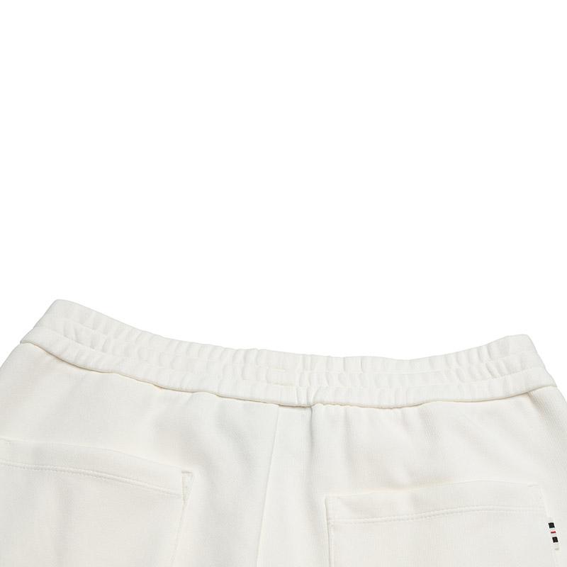 Fila Наследие Повседневные Удобные Эластичные Комфортные Трикотажные Прямые Свободные Брюки Женские брюки Облако-Гриб-Белый F11W548604FWT