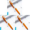 1/2/3pcs 4-in-1 Multi-function Ballpoint Pen Built-in LED Light Foldable Stand Portable Reading Writing Pen Practical School