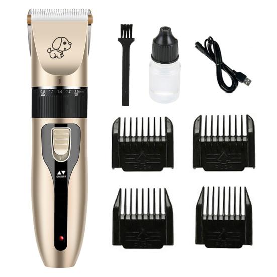 Машинка для стрижки домашних животных с зарядкой через USB, перезаряжаемые инструменты для ухода за шерстью, мощные, острые, электрические