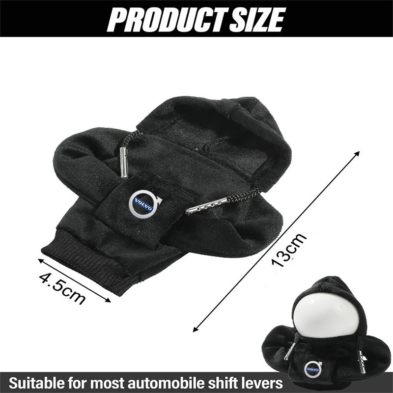 Толстовка с логотипом для переключения передач автомобиля, чехол на ручку КПП, коврик для ручки переключения передач для Volvo XC90 XC60 V50 S60 V70 V60 V40 S90 olestar AWD XC40 S80
