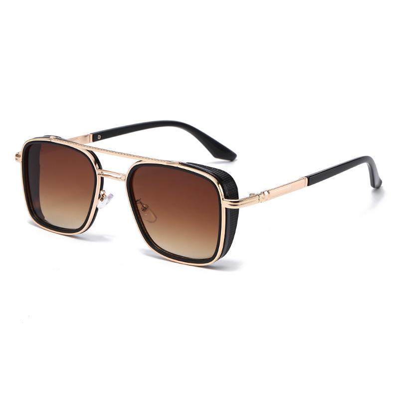 Fashionable Business-style Driving Sunglasses - Double-rail Frame, Uv-protective Sunglasses 8853