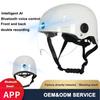 Sport Open Face Smart Helmet with Voice Function Camera Breathable Design & Protective Features for Motorcycle Use