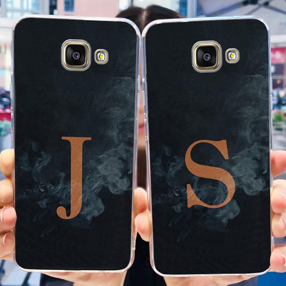 For Samsung Galaxy A3 2016 Case A310F A310M A310Y Silicone Cover Cute Letters Flower Clear Funda For Samsung A3 2017 A320F Coque