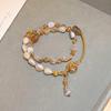 Natural Stone Bracelets Sweet Dopamine Pearl Baroque Bracelets Simple Collarbone Chain Fashionable Temperament Accessory