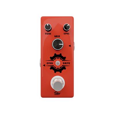 ISET Overdrive Гитарная педаль передач Mini Single Effect для электрогитары Bass True Bypass (Овердрайв)