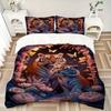 3pcs Tiger Family Duvet Cover Set - Includes 1 Duvet Cover and 2 Pillowcases, No Quilt Core, All-Season Home Decor yy251111044