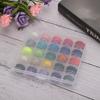 Colorful Sewing Threads with Plastic Sewing Machine Bobbins for Home Handwork Embroidery25 Grids