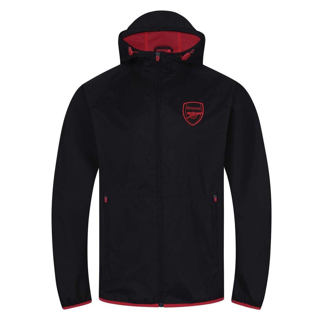 Arsenal FC Mens Crest Peaked Windbreaker