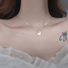 Womens Geometric Leaf Clavicle Necklace Simple Minimalist Design Fashion Commuter Jewelry