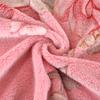 Bonenjoy 1pc Blanket Floral Style Bedspread Fleece Blanket Plaid Travel Shawl Sofa Nap Blankets Home Bedsheet Manta