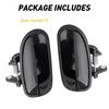 Exterior Door Handle Set For 96-2000 Honda Civic Primed Plastic Front Left Right