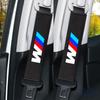 EAJN6 Car Seat Headrest Rest Neck Pillow Seat Belt Shoulder Pad Car Sticker for Bmw M G30 G32 3 4 5 7 M3 M4 M5 X3 X5 X6 X4 E61 E60 E31