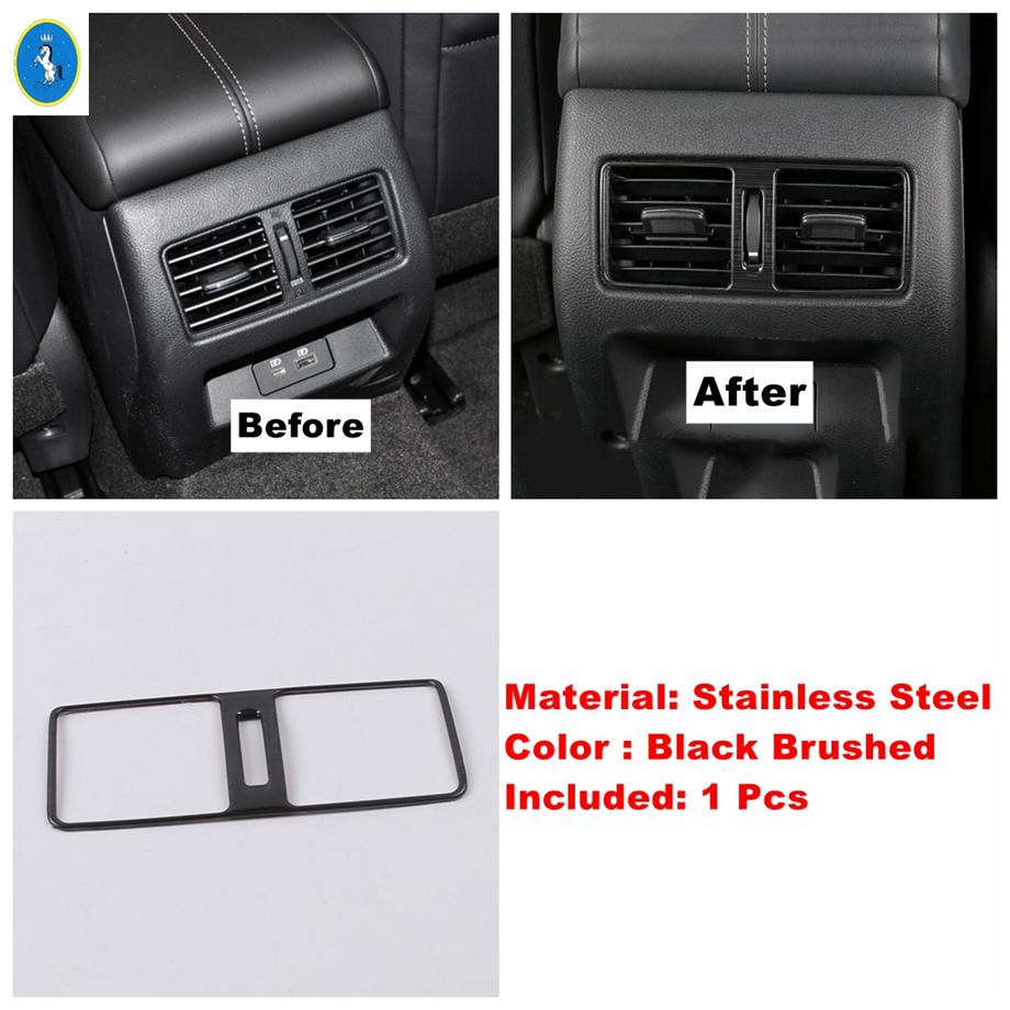 Black Brushed Glass Lift / Dashboard Air AC / Glove Storage Box Decor Accessories Cover TrimFor Nissan Teana Altima -