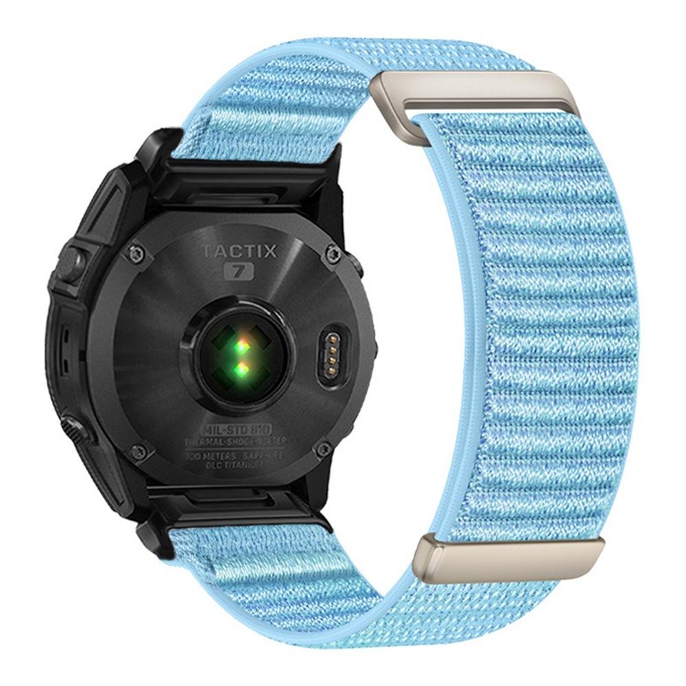 20mm Watch Band For Garmin Fenix 7S / 7S Pro / 6S / 6S Pro Two-Piece Magic Tape Nylon Woven Wrist Strap