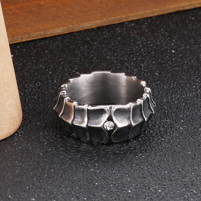 Кольцо из нержавеющей стали с драконом для мужчин в стиле хип-хоп, винтажное, уникальное, смелые ювелирные изделия в стиле байкер, панк, готика, парное кольцо на палец