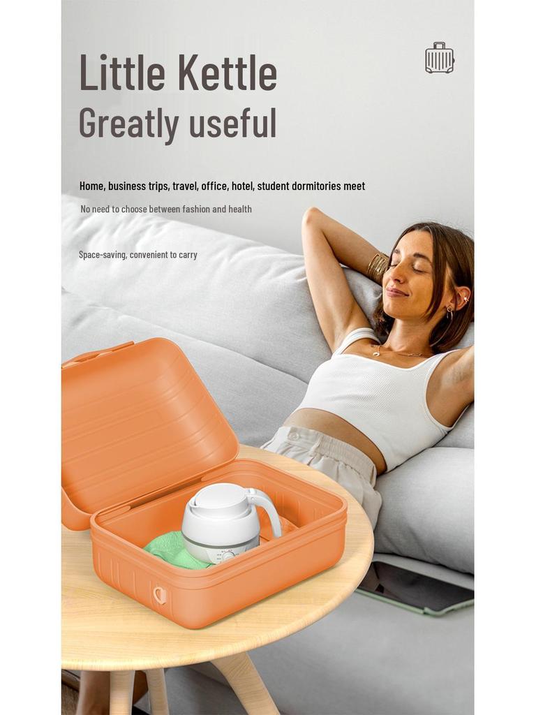 Складной электрический силиконовый чайник, удобный для путешествий