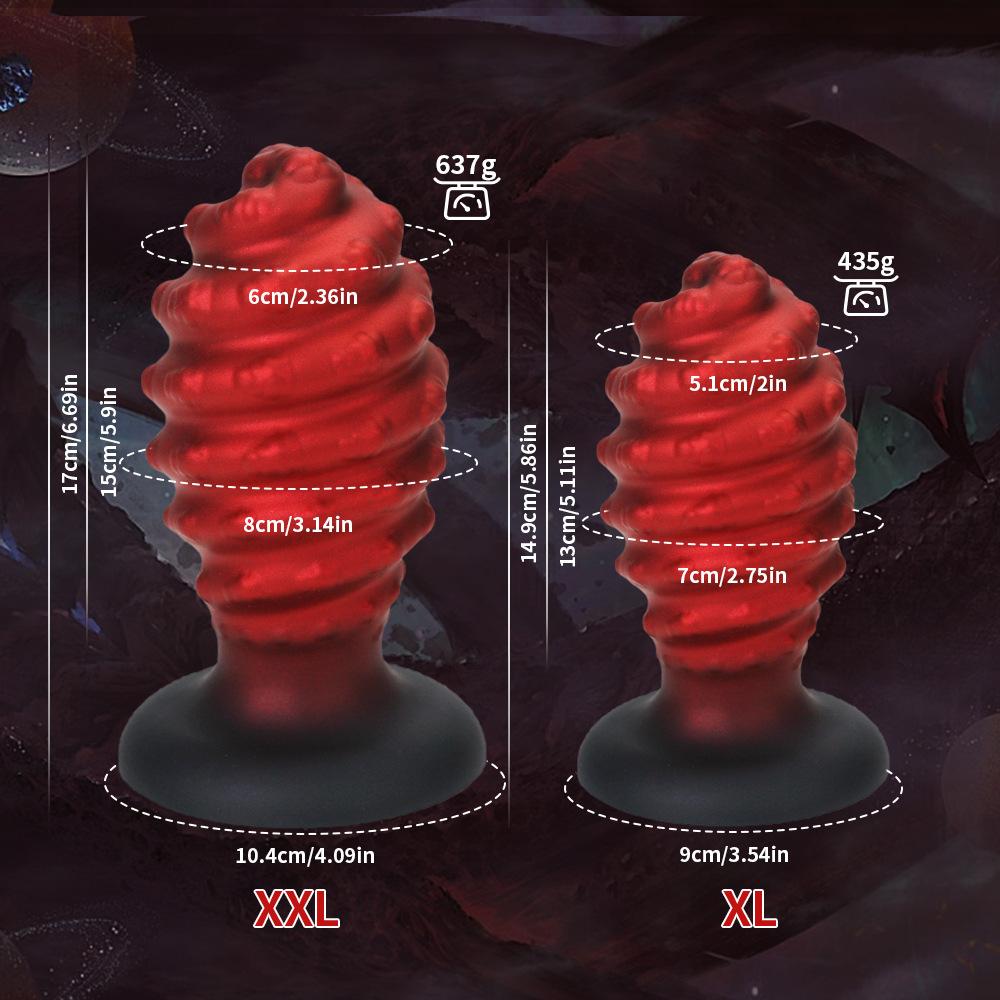 Классический спиральный фаллоимитатор задняя анальная пробка палка женский силиконовый мастурбатор товары для взрослых мужские анальные пробки