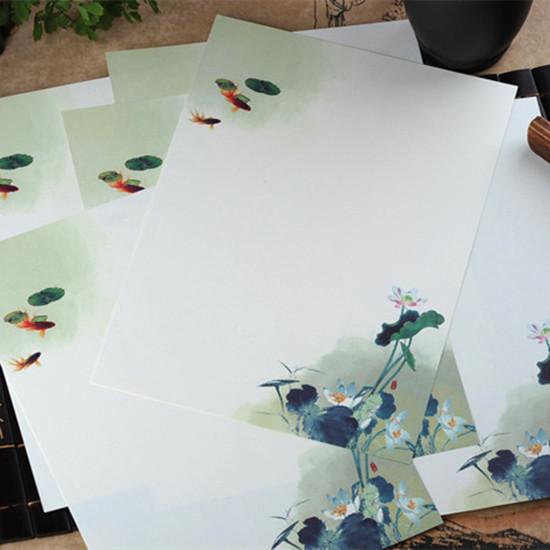 8Pcs Party Letter Paper Set Канцелярские принадлежности Школьный офисный блокнот для рисования Эскизный блокнот Канцелярские принадлежности