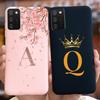 Чехол для Samsung Galaxy A03s SM-A037F Милая Корона Буквы Чехол Для Samsung A03s A 03 s GalaxyA03 Чехол для Телефона Мягкий ТПУ Fundas Capa