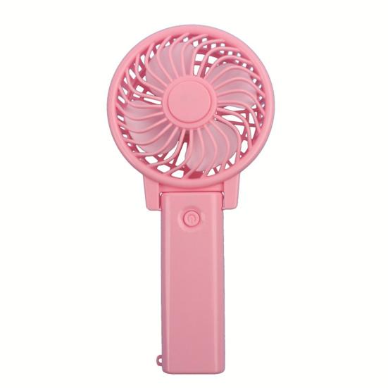 Ручной вентилятор 4-лопастной кнопочный переключатель Мягкий естественный ветер Одна передача Тихая работа Малый размер Охлаждающий вентилятор с питанием от батареи Дорожный источник питания