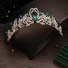 Bridal Accessories Wedding Dress Style Headwear Birthday Party Crown Headband Black High-end Performance Hair Accessories Crown