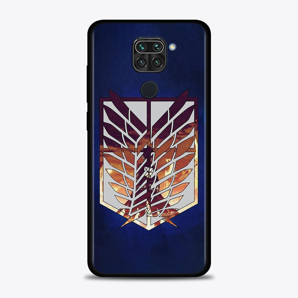 Чехол для Xiaomi Redmi Note 11 9 8 10 Pro 7 9T 8T 9S 10Lite чехол для REDMI 9 8 9C 9A 8A 7A силиконовый чехол Attack On Titan Icon
